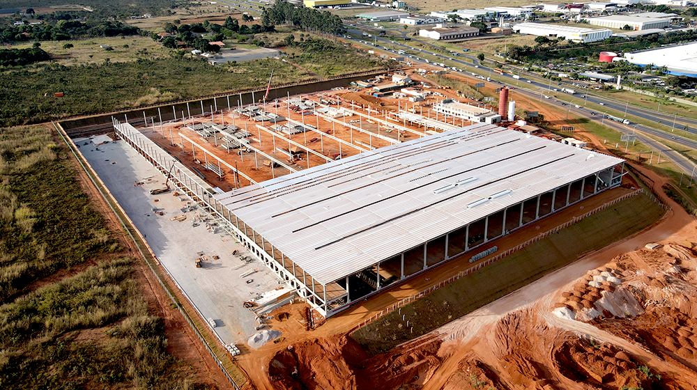 XPEX Brasília Avanco de Obra 45,87 por cento 3